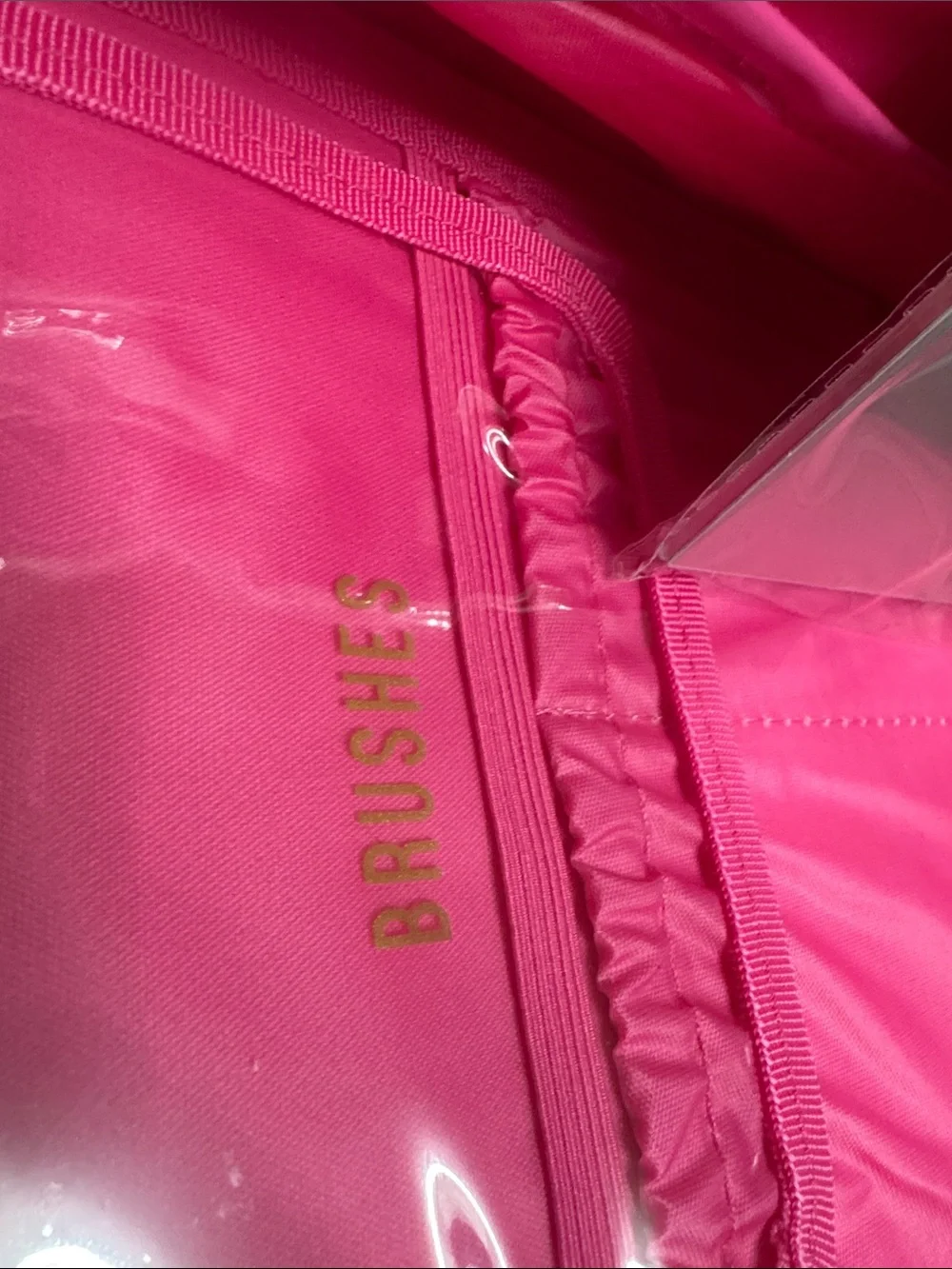 BEIS Hot Pink Patent Handle Cosmetic Case - Picture 8 of 9